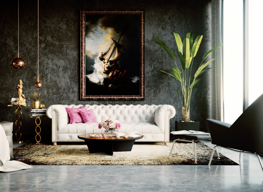 Exquisite Grey Living Room