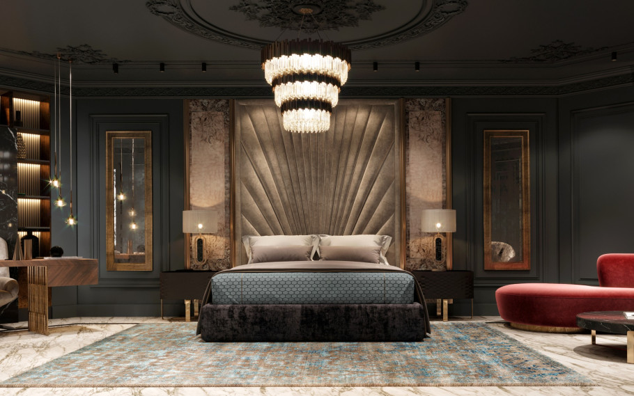 Dark Luxury Bedroom