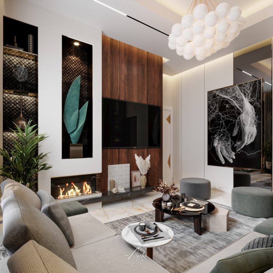 Living Room in Dubai